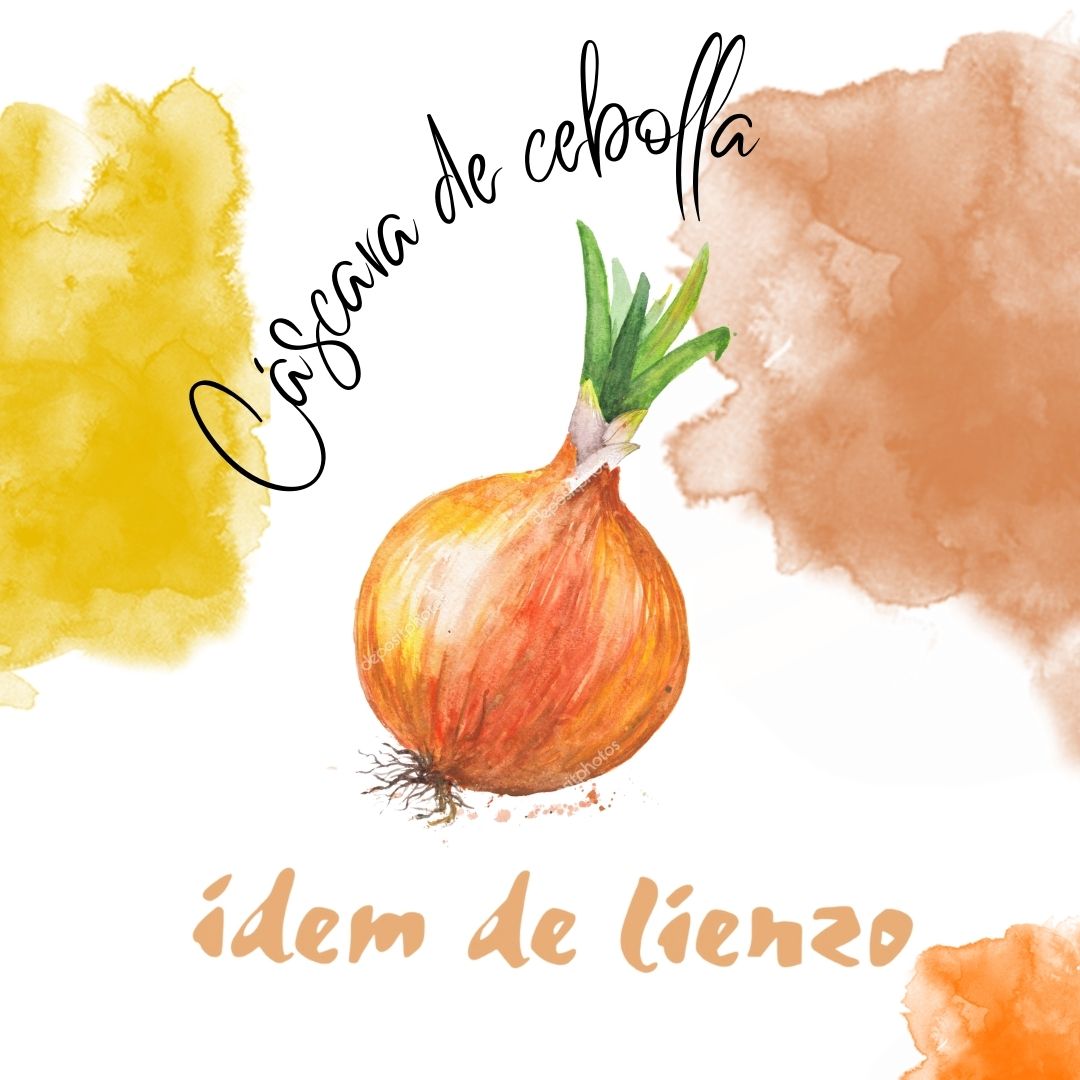 Kit de tintes naturales con cáscara de cebolla